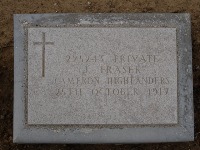 Struma Military Cemetery - Fraser, John